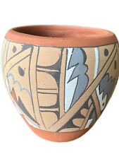 Donald Chinana (1963 - 2012) Jemez Southwest Indian Native Pottery Bowl 5 1/2” H picture