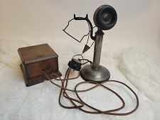 Vintage Western Electric Company Candlestick Phone, Headset & Switchboard USA  picture