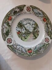 Florida Collector Plate Vintage - 10 3/8