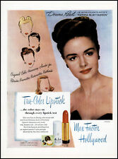 1946 Donna Reed glam photo Max FactorTru-Color Lipstick vintage print ad  LA29 picture