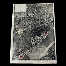 WWII 461st Bomb Group B-24 GIURGIU Mission Raid Photograph with Target Markings picture