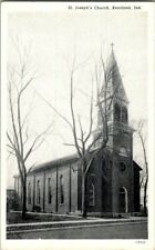1930'S. ST JOSEPH'S CHURCH. KENTLAND, IND.  POSTCARD. DC1 picture