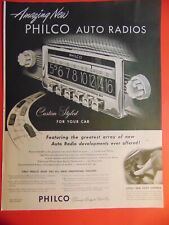 1947 PHILCO AUTO RADIOS Custom Designed for Your Car photo art print ad picture