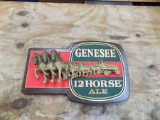 Vintage Genesee 12 Horse Ale 3D Beer Bar Pub Sign picture