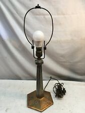  Antique Brass New  3 Way Switch  Table Lamp Working Good  picture