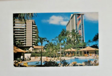 Postcard Hilton Hawaiian Village New Addition Tapa Tower PM 1983 picture