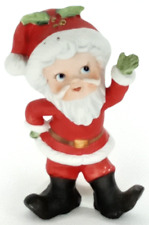 Christmas Santa Claus Lefton Hand Painted Ceramic Figurine Vintage Holiday picture
