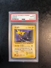 PSA 10 Gem Mint, Japanese Pokemon Card, Zapdos Glossy #145, Vending Series 2 picture