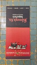 Collectible Matchbook Cover - Sidney's Ltd. Importers - Lion Match Company #D86 picture