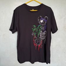 Mickey Mouse Halloween T-Shirt Mens L Day-glo Glow in the Dark Fluorescent NWT picture