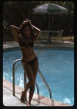 Pretty Woman Swimsuit African American 35mm Slide 1960s Kodachrome 1967 picture