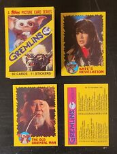 1984 TOPPS GREMLINS TRADING CARDS SERIES 1 COMPLETE SET # 1 - 82 picture