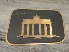 Vintage Berlin Bronze Brass Plaque Sign picture