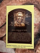 Buck O’Neil Postcard- 2022 Baseball Hall of Fame Induction Plaque-Negro League picture