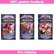 3x Disney Lorcana TCG - Rise Of The Floodborn Art Pack Booster Packs Sealed #14 picture