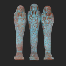 3 RARE ANCIENT EGYPTIAN ANTIQUE PHARAOH ROYAL Ushabti Statue Egypt History picture