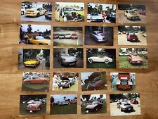 Lot of 20 Vintage Car Show Photos Circa 1980s-1990s picture