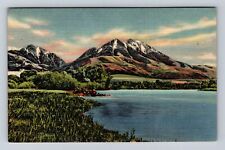 Yellowstone National Park, Emigrant Peak, Series #1209 Vintage Souvenir Postcard picture