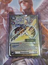 Digimon Card Game - Omnimon Serial Number #157/500 picture