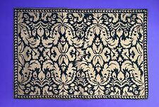 Set of 7 Baroque Formal Green w/ Gold Flourish Placemats 13”x 19” SALE picture