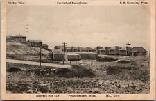 PROVINCETOWN MASS. RPPC POSTCARD-FURNISHED BUNGALOWS E.B. KNOWLES PROPERTY picture