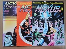 NEXUS 1 2 3 Capital Comics Steve Rude Magazine w/ Poster + Flexi-Disc FN - FN/VF picture