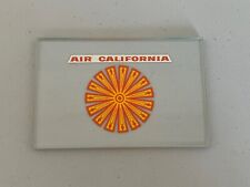 Air Cal Air California Advertising Glass Plate/Sticker picture