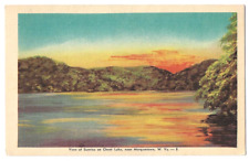 Morgantown West Virginia c1940's sunrise on Cheat Lake picture