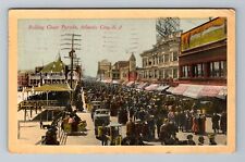Atlantic City NJ-New Jersey, Rolling Chair Parade, c1911 Vintage Postcard picture
