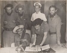 CUBAN REVOLUTION CAMILO CIENFUEGOS + RAUL CASTRO & OTHERS CUBA 1959 Photo Y 409 picture