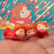 3PCS Ponyo On The Cliff Minature Figure Miyazaki Hayao Figurine, Gift for Fans picture