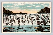 Bronx NY-New York, Bronx Falls & Park, Scenic, Vintage Postcard picture