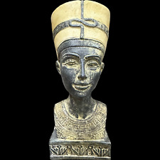 RARE ANCIENT EGYPTIAN ANTIQUITIES Statue Head Queen Nefertiti Pharaonic Egypt BC picture