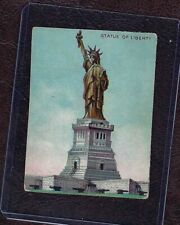 1911 T77 Hassan Lighthouse Series, The Statue of Liberty, Trimmed picture