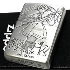 PSL Zippo Oil Lighter Frieren Beyond Journey’s End Silver Regular Case Japan F/S picture
