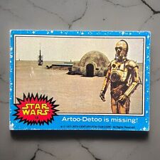 1977 Topps Star Wars Blue Series 1 Trading Cards ARTOO-DETOO IS MISSING #18 picture