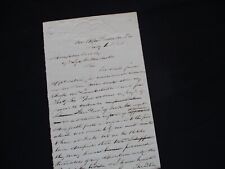1863 New Hope Pennsylvania Mrs. S. Herron Personal Business Signed letter picture