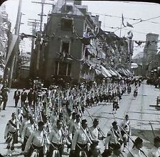 1908 Quebec Tercentenary, Fifth Royal Highlanders, Glass Magic Lantern Slide picture