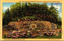 Newfound Gap TN NC Border Laura Spelman Rockefeller Memorial - Vintage Postcard picture