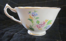 Woodland England Tea Cup Fine Bone China  c-1940's  Floral 