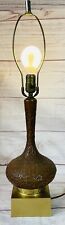 MID CENTURY MODERN Brass Bronze Genie Lamp Moorish Lamp Hollywood Regency picture