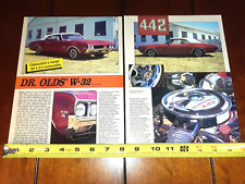 1969 OLDSMOBILE OLDS 442 W-32 ORIGINAL 1991 ARTICLE picture