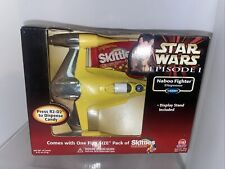 Star Wars Episode 1 NABOO FIGTHER Skittles Candy  Dispenser Vintage 1999 Hasbro  picture