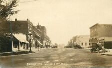 Michigan Union City Broadway automobiles 1926 RPPC Photo Postcard 22-4551 picture
