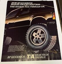 Vintage BF GOODRICH AD TA RADIAL  TIRE picture