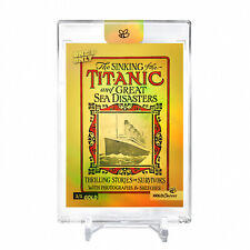 THE SINKING OF THE TITANIC Holo GOLD Card 2023 GleeBeeCo #THLG-G 1/1 picture