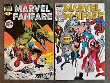 Marvel Fanfare #1 (1982) & #45 (1989) all pinup issue 1st Series KEY ISSUES - VF picture