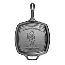 Lodge Yellowstone 10.5 inch Seasoned Square Cast Iron Cowboy Grill Pan picture
