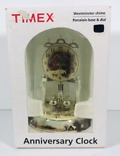 Timex Anniversary Chime Clock Westminster Chime Metal Base & Dial With Box picture
