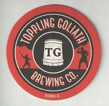 TOPPLING GOLIATH BREWING COMPANY BEER UNUSED COASTER 4